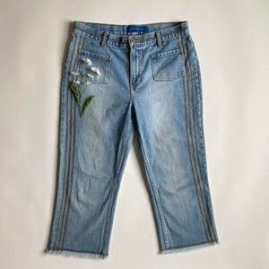 Y2K denim capris